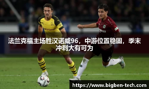 法兰克福主场胜汉诺威96,中游位置稳固,季末冲刺大有可为