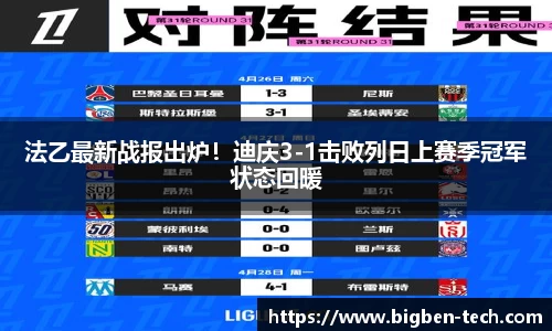 法乙最新战报出炉!迪庆3-1击败列日上赛季冠军状态回暖